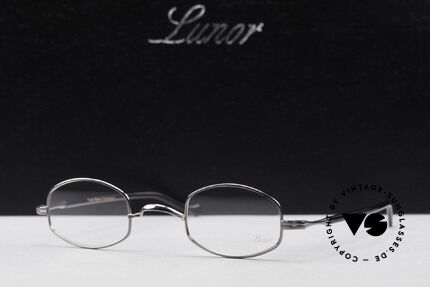 Lunor II A 16 Metallfassung Acetatüberzug, Größe: small, Passend für Herren und Damen