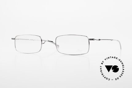 Lunor Telescopic 402 GM Schiebebügel Teleskopbügel, eckige LUNOR Teleskop-Brille mit Schiebebügeln, Passend für Herren
