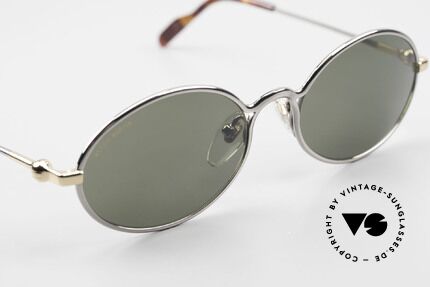 Aston Martin AM13 Ovale Brille James Bond Style, entspiegelte Mineralgläser mit Aston Martin Schriftzug, Passend für Herren