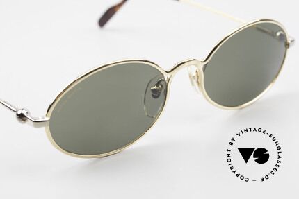 Aston Martin AM13 Ovale Sonnenbrille James Bond, entspiegelte Mineralgläser mit Aston Martin Schriftzug, Passend für Herren