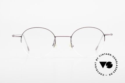W Proksch's M61/12 Minimalistische Halbrandbrille, damals noch von Wolfgang Proksch selbst produziert, Passend für Herren und Damen