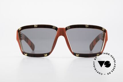Paloma Picasso 3702 No Retro Sonnenbrille Damen, spektakuläre Form mit temperamentvollen Muster, Passend für Damen