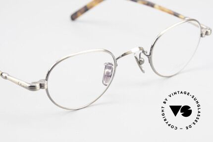 Lunor VA 103 Metall Brille Altes Original, Nasenpads aus reinem Titan; in SMALL Größe 40/23, Passend für Herren und Damen