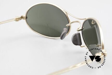 Ray Ban Orbs 9 Base Oval Gold Mirror B&L USA Brille, Größe: medium, Passend für Herren