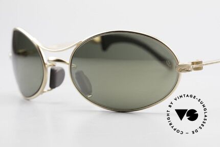 Ray Ban Orbs 9 Base Oval Gold Mirror B&L USA Brille, Größe: medium, Passend für Herren