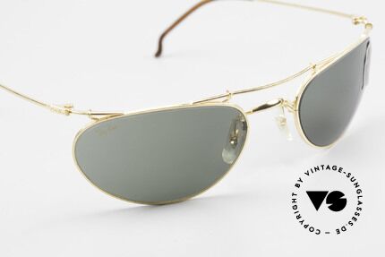 Ray Ban Deco Metals Wrap Alte Bausch Lomb Ray-Ban USA, ungetragen; wie alle unsere vintage 90er RayBans, Passend für Herren und Damen