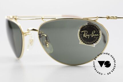 Ray Ban Deco Metals Wrap Alte Bausch Lomb Ray-Ban USA, orig. Name: Deco Metals Wrap, W1759, G-15, gold, Passend für Herren und Damen