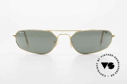 Ray Ban Fugitives Hexagon 90er Ray-Ban Bausch Lomb B&L, sportlich-futuristische Sonnenbrille von Ray Ban, Passend für Herren