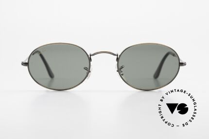 Ray Ban Classic Style I Ovale Ray-Ban Sonnenbrille, ovale USA Sonnenbrille mit G15 Mineral-Gläsern, Passend für Herren und Damen