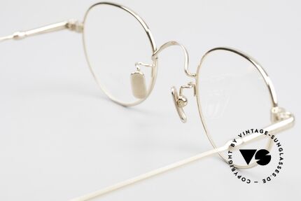 Lunor V 107 Metallbrille Herren Vergoldet, Größe: medium, Passend für Herren