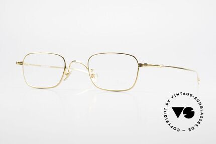 Lunor V 109 XL Herrenbrille Vergoldet Details