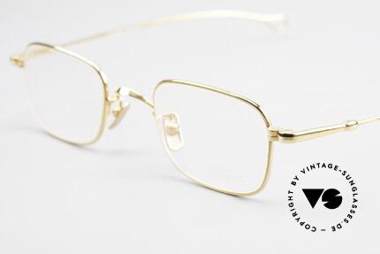 Lunor V 109 XL Herrenbrille Vergoldet, Mod. V109: sehr eleganter Brillenklassiker für Herren, Passend für Herren