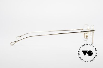 Lunor V 109 Alte Lunor Herrenbrille Metall, natürlich ungetragen und mit den Titan-Nasenpads, Passend für Herren