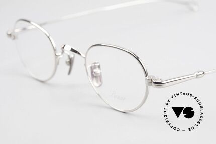 Lunor V 103 Zeitlose Lunor Brille Platin, aus der 2011er Kollektion in altbekannter Qualität, Passend für Herren und Damen