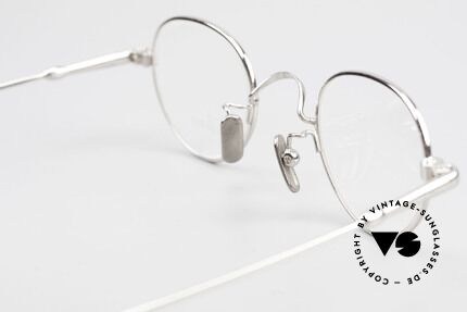 Lunor V 103 Zeitlose Vintage Brille Platin, Größe: small, Passend für Herren und Damen