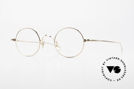 Lunor V 110 Lunor Brille Rund Vergoldet, runde Lunor Metallbrille mit Pads aus reinem Titan, Passend für Herren und Damen Lunor V 110 Lunor Brille Rund Vergoldet, runde Lunor Metallbrille mit Pads aus reinem Titan, Passend für Herren und Damen