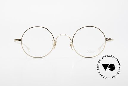 Lunor V 110 Lunor Brille Rund Vergoldet, LUNOR = ehrliches Handwerk mit Liebe zum Detail, Passend für Herren und Damen Lunor V 110 Lunor Brille Rund Vergoldet, LUNOR = ehrliches Handwerk mit Liebe zum Detail, Passend für Herren und Damen