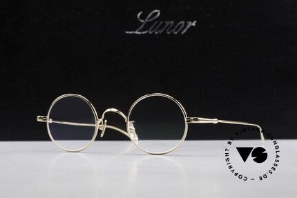 Lunor V 110 Lunor Brille Rund Vergoldet, Größe: medium, Passend für Herren und Damen Lunor V 110 Lunor Brille Rund Vergoldet, Größe: medium, Passend für Herren und Damen