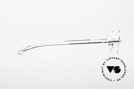 Lunor V 100 Ovale Vintage Lunor Brille, natürlich ungetragen und mit den Titan-Nasenpads, Passend für Herren und Damen
