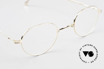 Lunor XXV Folding 03 Lunor Faltbrille Panto Gold, hier das Panto-Faltmodell der XXV-Serie; vergoldet!, Passend für Herren und Damen