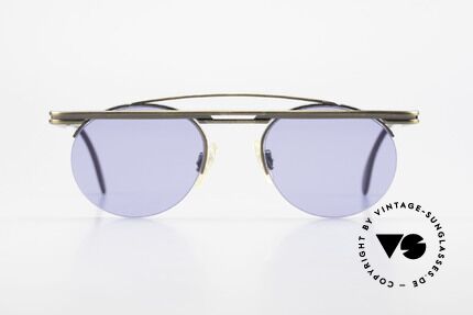 Cazal 748 Alte 90er Vintage Sonnenbrille, tolles geometrisches Spiel (rund und eckig zugleich), Passend für Herren und Damen