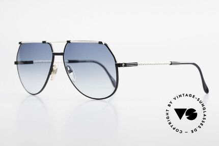 Pierre Cardin CP805 Alte 80er Segler Brille Vintage, Bügel & Brücke sind gedreht wie ein Segeltau, Passend für Herren