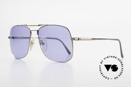 Dunhill 6038 18kt Gold Titanium 80er Brille, Produktionskosten 1986 für dieses Modell = 120,- DM, Passend für Herren