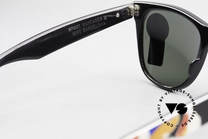 Ray Ban Wayfarer II Olympia Brille 1992 Barcelona, Größe: large, Passend für Herren und Damen