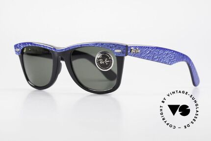 Ray Ban Wayfarer I Alte 80er Sonnenbrille USA, mit Bausch&Lomb Mineralgläsern; 100% UV Schutz, Passend für Herren und Damen Ray Ban Wayfarer I Alte 80er Sonnenbrille USA, mit Bausch&Lomb Mineralgläsern; 100% UV Schutz, Passend für Herren und Damen