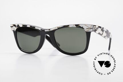 Ray Ban Wayfarer I Original Mosaic Wayfarer 80er, WAYFARER = der Ray Ban Klassiker 'made in USA', Passend für Herren und Damen Ray Ban Wayfarer I Original Mosaic Wayfarer 80er, WAYFARER = der Ray Ban Klassiker 'made in USA', Passend für Herren und Damen