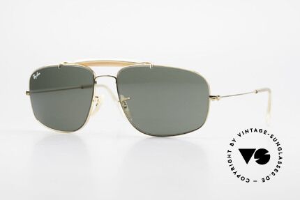 Ray Ban Explorer Browbar Alte Ray Ban Brille USA Made, alte 80er Ray-Ban USA B&L vintage Sonnenbrille, Passend für Herren