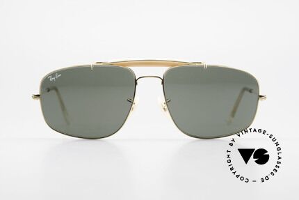 Ray Ban Explorer Browbar Alte Ray Ban Brille USA Made, alternativer Aviator-Look mit Glas-Größe 58mm, Passend für Herren