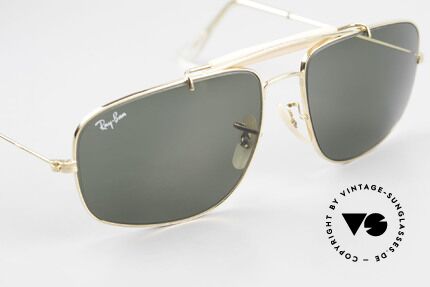 Ray Ban Explorer Browbar Alte Ray Ban Brille USA Made, klassische Herren-Sonnenbrille + orig. B&L Etui, Passend für Herren