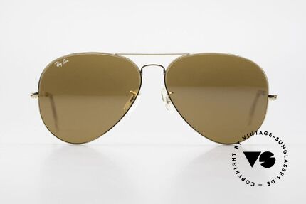 Ray Ban Large Metal II Alte B&L USA Sonnenbrille, die Pilotenbrille schlechthin in Größe 62/14 large, Passend für Herren Ray Ban Large Metal II Alte B&L USA Sonnenbrille, die Pilotenbrille schlechthin in Größe 62/14 large, Passend für Herren