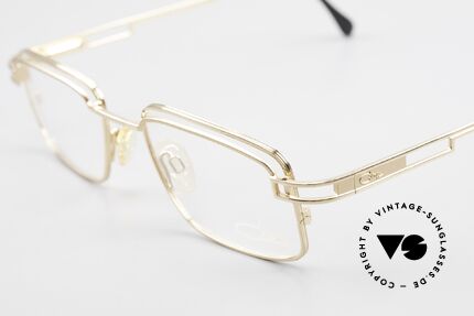 Cazal 778 90er Cazal Fassung Vergoldet, beste Verarbeitung (Frame made in GERMANY), Passend für Herren und Damen