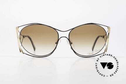 Paloma Picasso 3707 Strass Damensonnenbrille 90er, verspielt und elegant zugleich; einfach zauberhaft, Passend für Damen