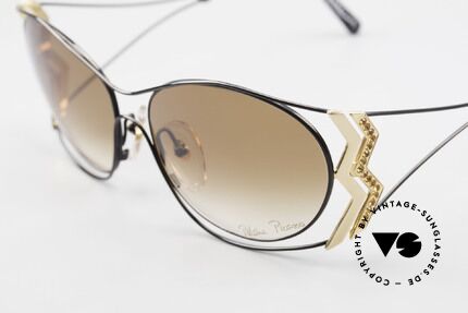 Paloma Picasso 3707 Strass Damensonnenbrille 90er, ungetragenes Modell mit original Etui von Picasso, Passend für Damen