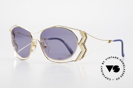 Paloma Picasso 3707 90er Sonnenbrille Vergoldet, das wahrscheinlich schönste Modell von Paloma P., Passend für Damen