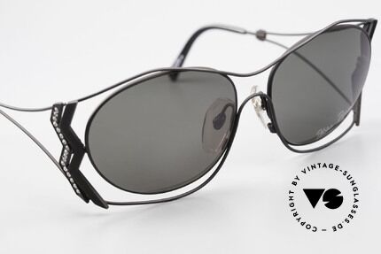 Paloma Picasso 3707 1990er Sonnenbrille Kristall, KEINE retro Sonnenbrille; ein vintage 90er Original, Passend für Damen