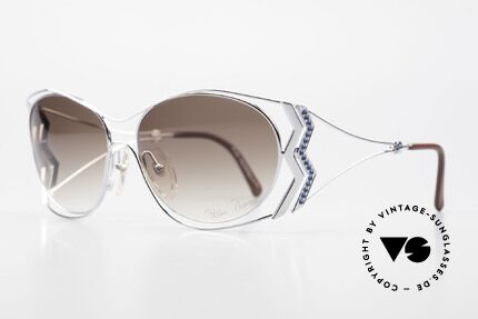 Paloma Picasso 3707 90er Strass-Sonnenbrille Capri, das wahrscheinlich schönste Modell von Paloma P., Passend für Damen