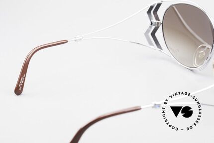 Paloma Picasso 3707 90er Strass-Sonnenbrille Capri, Größe: medium, Passend für Damen