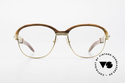 Cartier Malmaison Diego A. Maradona Holzbrille, u.a. getragen von Diego A. Maradona (WM 1990), Passend für Herren und Damen