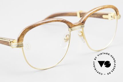 Cartier Malmaison Diego A. Maradona Holzbrille, wir akzeptieren keine Kreditkarten für diese Brille!, Passend für Herren und Damen
