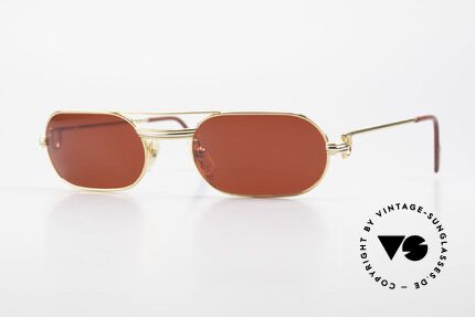 Cartier MUST LC - M 80er Luxus Sonnenbrille 3D Rot, MUST: das erste Modell der Lunettes Collection '83, Passend für Herren und Damen