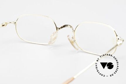 Cartier Orfy - M 90er Luxusbrille Eckig Unisex, KEIN RETRO, sondern ein kostbares altes ORIGINAL!, Passend für Herren und Damen