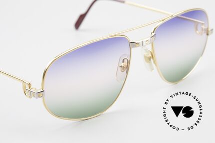 Cartier Romance Santos - L Luxus Vintage Sonnenbrille, 2. hand, jedoch neuwertiger Zustand (inkl. Chanel Etui), Passend für Herren Cartier Romance Santos - L Luxus Vintage Sonnenbrille, 2. hand, jedoch neuwertiger Zustand (inkl. Chanel Etui), Passend für Herren