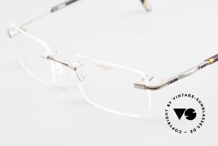 Longines 4238 90er Randlosbrille Pure Titan, ungetragen (wie alle unsere 90er Herren-Brillengestelle), Passend für Herren