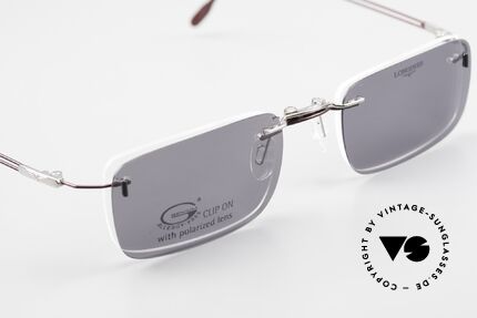 Longines 4367 Randlosbrille Polarisierend, Fassung kann natürlich beliebig optisch verglast werden, Passend für Herren