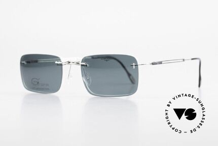 Longines 4367 Randlose Brille Polarisierend, ungetragen (wie alle unsere 90er Herren-Brillengestelle), Passend für Herren