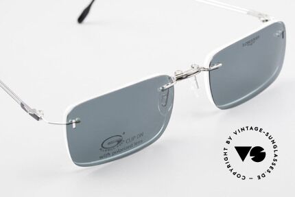 Longines 4367 Randlose Brille Polarisierend, auf 169,-€ reduziert, da MINI-Kratzerchen auf dem Clip, Passend für Herren